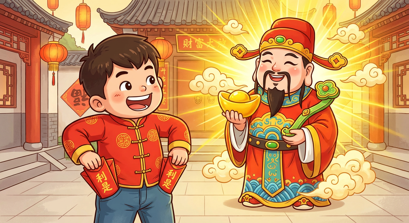 發一個新年財，袋袋平安喔～