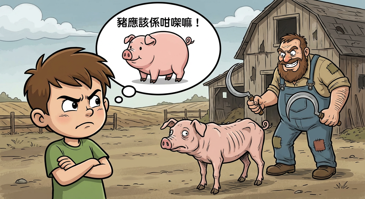 豬係要長返啲肉至好味！