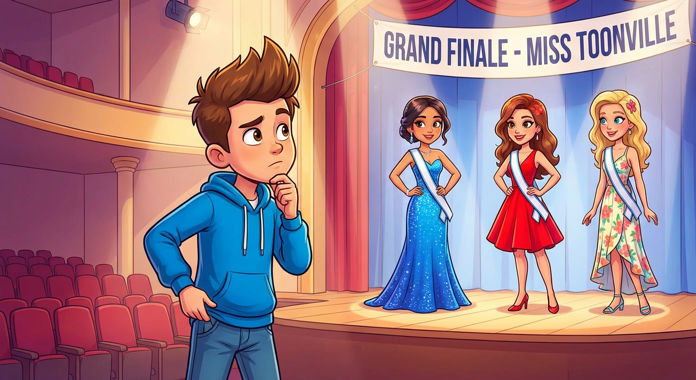 最後入圍，三位佳麗